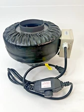 VIVOSUN 4 Inch 203 CFM Inline Fan w/ Speed Controller & Leather Sheath
