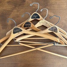 Vintage Wooden Clothes Hangers - New York, Chicago