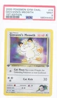 PSA 9 MINT 2000 Pokémon Gym Challenge #74 Giovanni's Meowth 1st Edition !!!