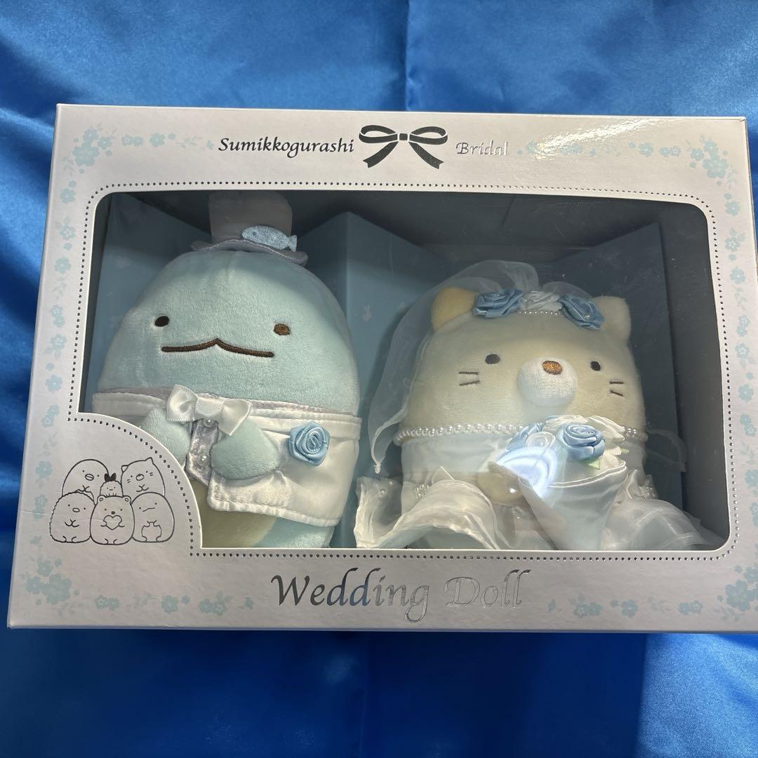 Sumikko Gurashi Neko Cat Tokage Lizard Wedding Welcome Plush Doll