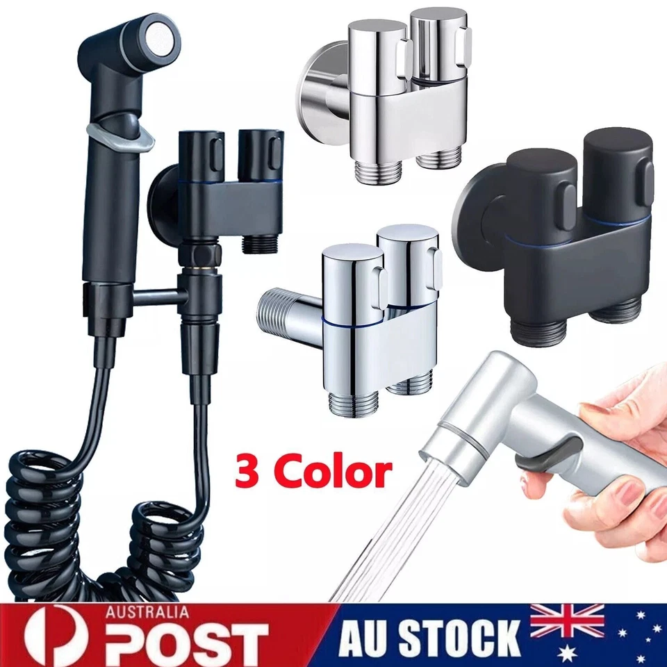1-in-2-out Washing Machine Toilet Faucet Set Wall-mounted Shower Bidet Sprayer - image 2 of 4