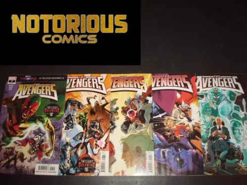 Avengers 7 8 9 10 11 Complete Comic Lot Run Set MacKay Marvel Collection