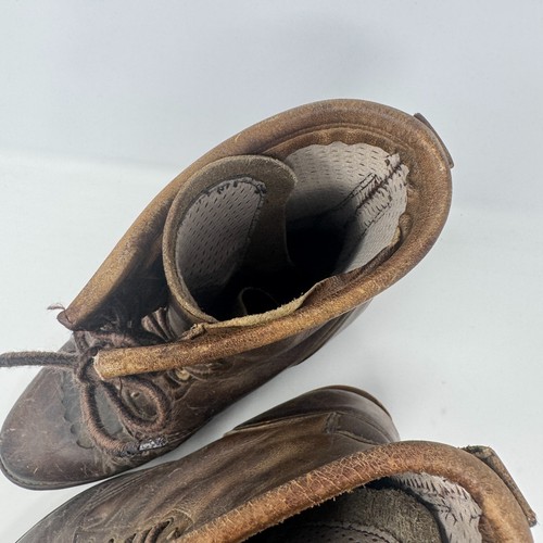 Double-H Lacer Logger Brown Work Boots Round Toe DH9718 Men's Size 8.5D USA - Picture 14 of 20