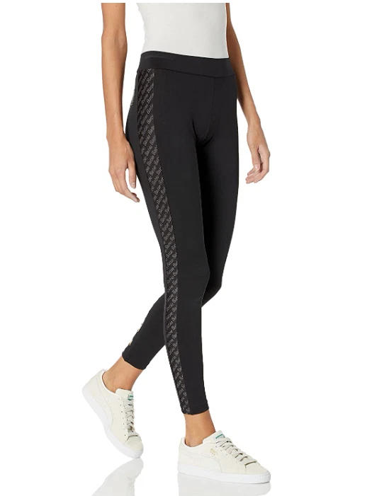 Puma x Barbie Womens Leggings Casual Gym Black Tight 576767 01