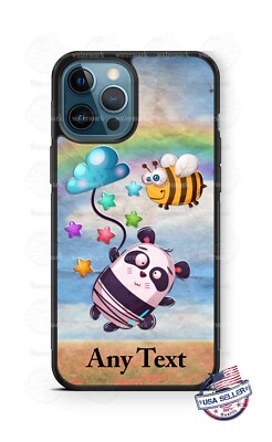 Panda Bear Animae Funny Bumble Bee Personalized Phone Case Cover - Cute Gift