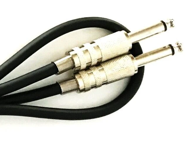 (2) Pro Audio 3ft 1/4 inch 6.35mm Patch Cable Cord Guitar Bass Pedal Lead Wires - Image 3 of 4