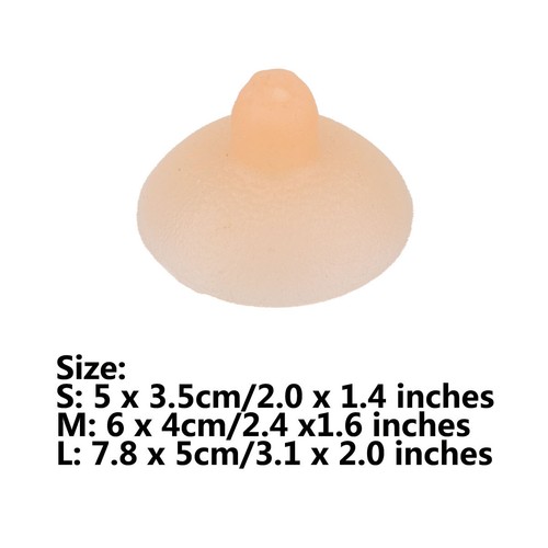 1 Pair Reusable Silicone Nipples for Breast Form Crossdresser Fake Boobs Areola - Picture 64 of 81