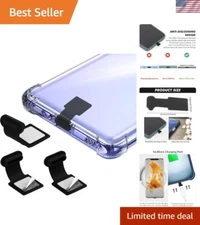 Durable USB Type-C Dust Plugs: 3pcs Silicone Caps for Phone & Laptop Protection