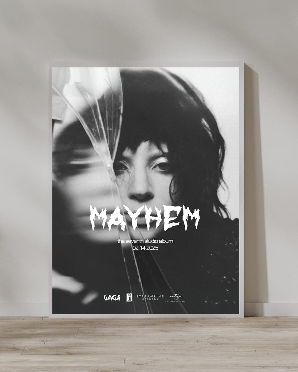 LADY GAGA MAYHEM ホワイトビニール ポスター付き Lady Gaga
