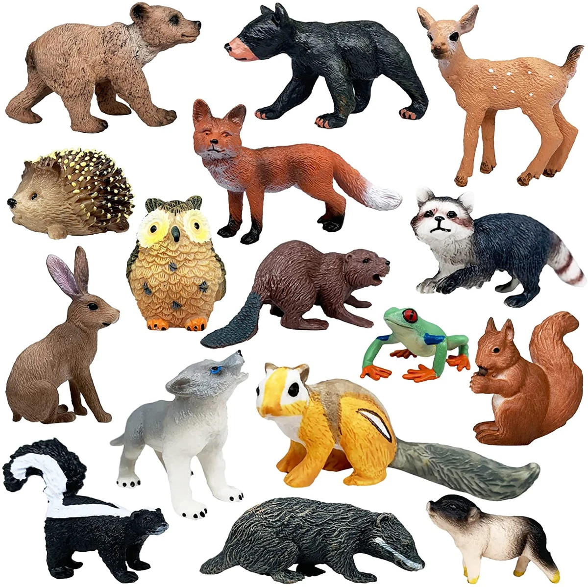 Woodland Bead Animal DIY Party Favor Craft Kit, Individually Packaged