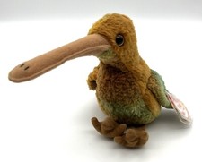 Ty Beanie Babies  Beak  the Kiwi Bird Plush 1998 w/ Tag Protector