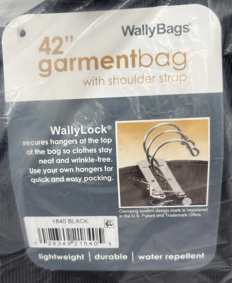 Дорожная сумка для одежды WallyBags 42 дюйма премиум-класса с плечевым ремнем - Изображение 2 из 4