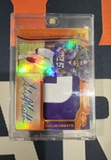 2019 Certified-Freshman Fabric Signatures Alexander Mattison Mirror Orange /299 