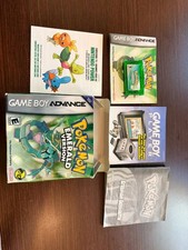 Authentic Pokemon Emerald CIB USA Nintendo Game Boy Advance,GBA 