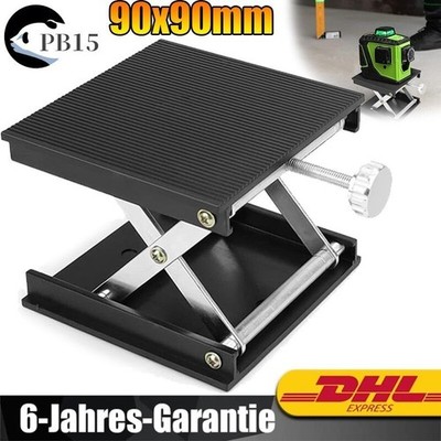Labor Hebebühne Höhenverstellbar 30 90 mm für Experimentelles Design schwarz