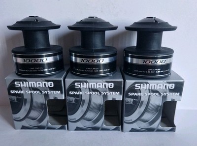 3 x SHIMANO BAITRUNNER ST 10000 & DL 10000 NEW, BOXED SPOOLS. PART RD16822-10868