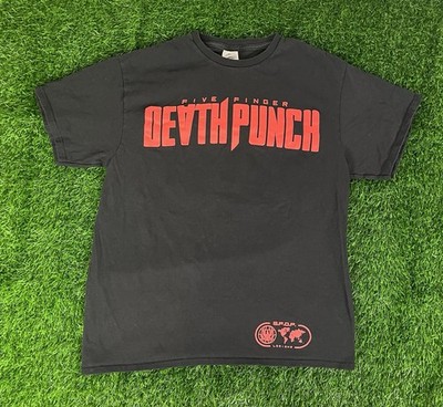 Five Finger Death Punch Shirt Mens L Afterlife Tour Concert Band 2022 Metal