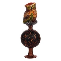 "Christbaumspitze \"Waldeule\" Christbaumschmuck Glas Weihnachten"