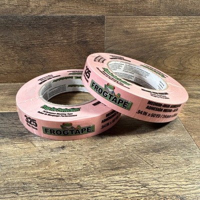2 Pk FrogTape Performance Grade Masking Tape Medium-High Adhesion 0.94 in x 60 y