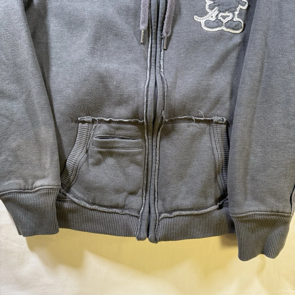 Womens Disney Parks Grey Distressed Mickey 55th Anniversary Lined Jacket Medium - Image 2 of 4