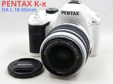 Pentax K-x 12.4MP DSLR Camera White Standard Lens Kit Tested