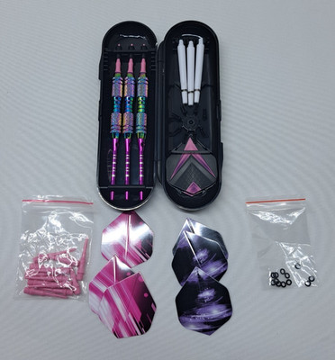 WinRoot 3 Darts 18g Soft Tip Dartpfeile Set mit Regenbogen Reines Kupfer Barrel