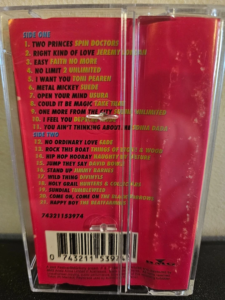 HIT MACHINE '93 Various Artists 1993 CASSETTE TAPE POP ROCK FAITH NO MORE - Image 4 of 4