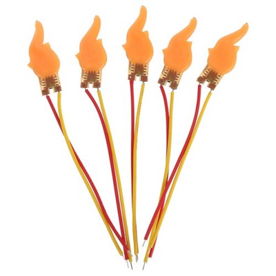10 LED-Flammeneffektlampen, DIY-Atmosphärenlampen-Platinenzubehör für