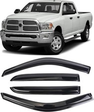 Window Visors Deflectors Tape-on For Trucks 2009-2014 Dod-ge Ram 15002500350..