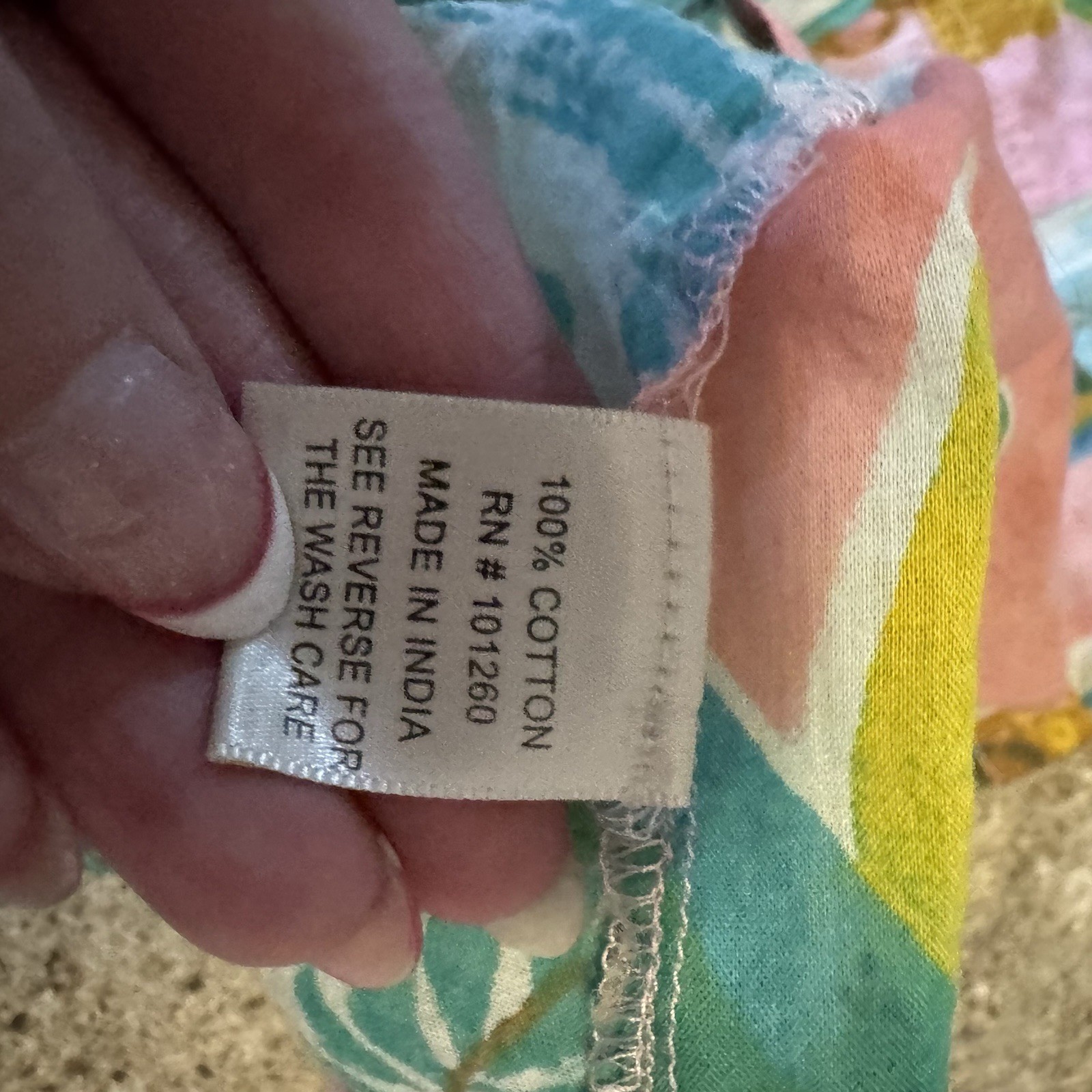 true destinations tropical pattern bright colored… - image 3