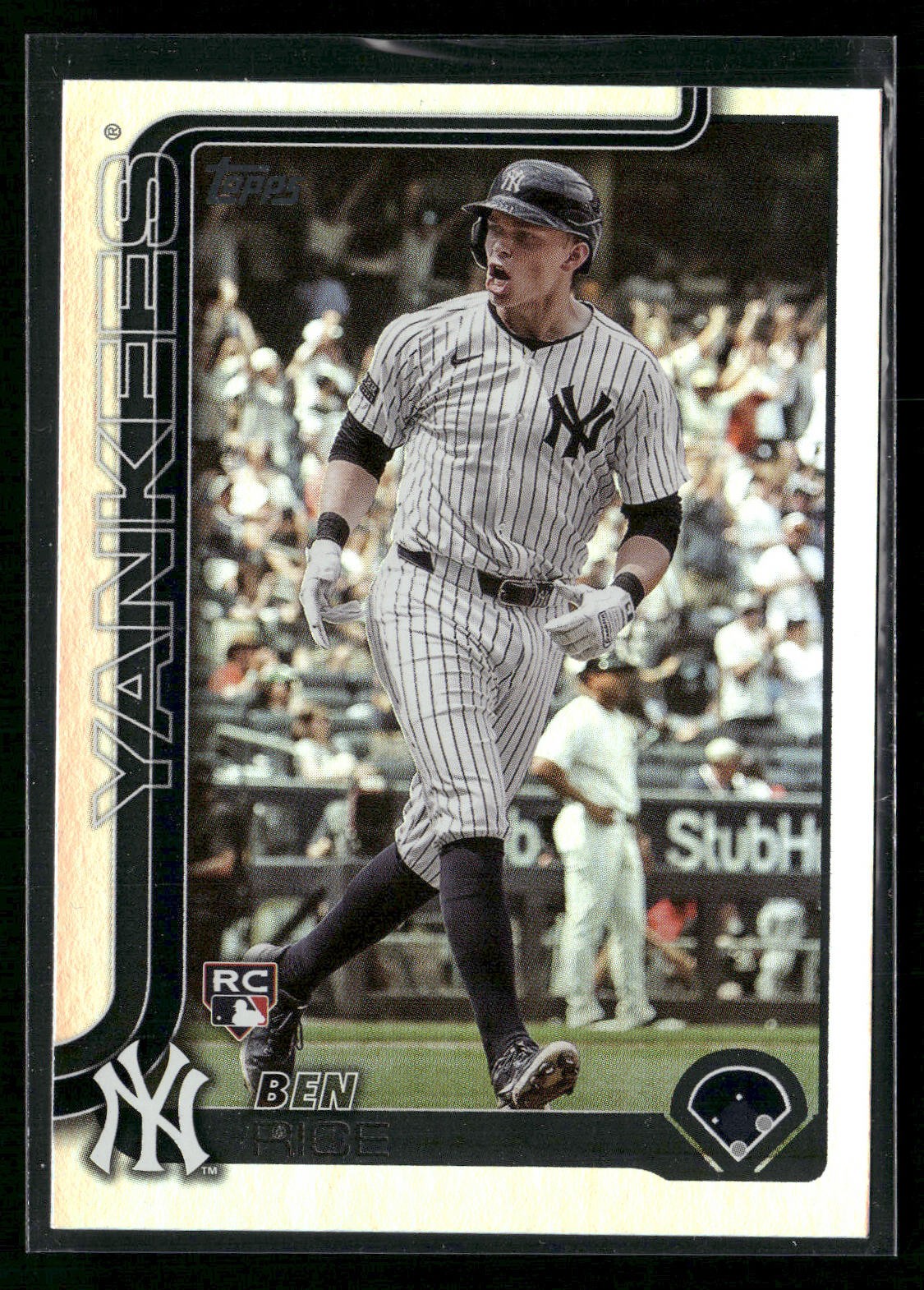 Ben Rice 2025 Topps #337 Holo Foil  Rookie New York Yankees