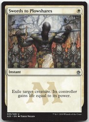 Swords to Plowshares - Masters 25 Uncommon - Magic: The Gathering