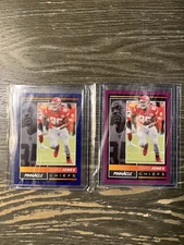 2024-25 Chris Jones Pinnacle Blue 1/25 SSP Kansas City+ purple version 1/75 