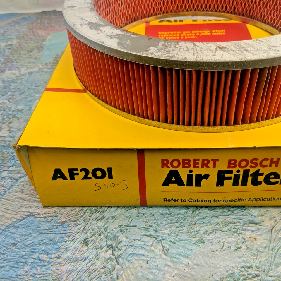 Filtro de aire del motor Bosch AF201 para camioneta Isuzu Amigo Nissan Datsun 610 720 D21 Foto 3 de 4