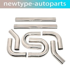 5''Industrial Pipes Bend Exhaust Tube Pipe Kits Straight & 45° 8PCS