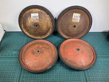 VTG Official Soap Box Derby Wheels Set of 4 Metal Rubber Akron Ohio Racing 12"
