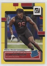 2022 Panini Donruss Rated Rookie Press Proof Yellow DeAngelo Malone #386 0w8