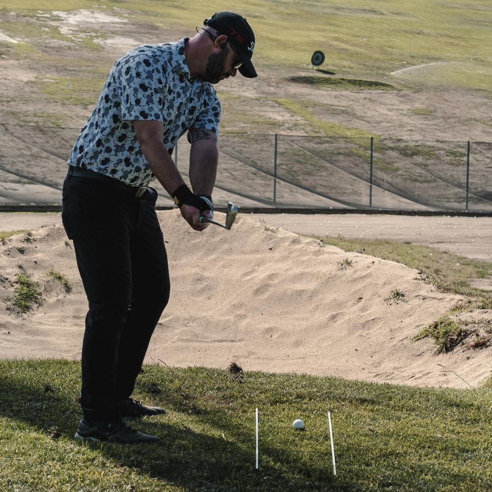 SuperStroke Golf Alignment Sticks 45" Fiberglass Rods, Full Swing Training Ai...