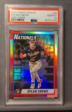 2025 Topps Update Series - 1990 Topps Baseball Dylan Crews #U90-46 (RC) PSA 10