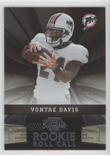 2009 Playoff Contenders Rookie Roll Call Vontae Davis #17 0d2