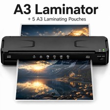 13 inch with 10 Sheets Cold & Thermal Laminator Machine for Home Office School