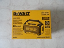 DEWALT DCR010 12V/20V MAX Jobsite Bluetooth Speaker Corded or Cordless