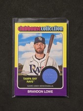 2024 Topps Heritage BRANDON LOWE Clubhouse Collection Game Used Jersey Patch