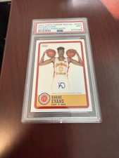2023 Topps Chrome McDonalds All-American Autograph Kwame Evans. PSA 9