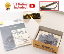 [Almost Unused in Box w/ Pro Strap] Nikon FM3A Black 35mm Film Camera From JAPAN