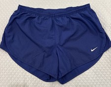 Nike Dri-Fit Women s size Medium Royal Blue Lined 3 Athletic Running Shorts