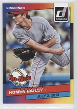 2014 Panini Donruss No-No's Homer Bailey #3 9ua