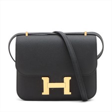 Herm s Constance 3 Mini 18 Miroir Veau Epsom Black Gold Metal Fittings G: 2026 M
