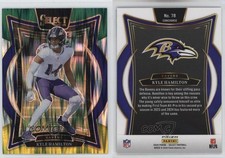 2024 Panini Select Concourse Green & Yellow Shock Prizm Kyle Hamilton #78