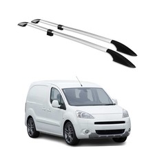 Dachreling Dachgepäckträger für Citroen Berlingo 2008-2018 Kurzer Alu Grau